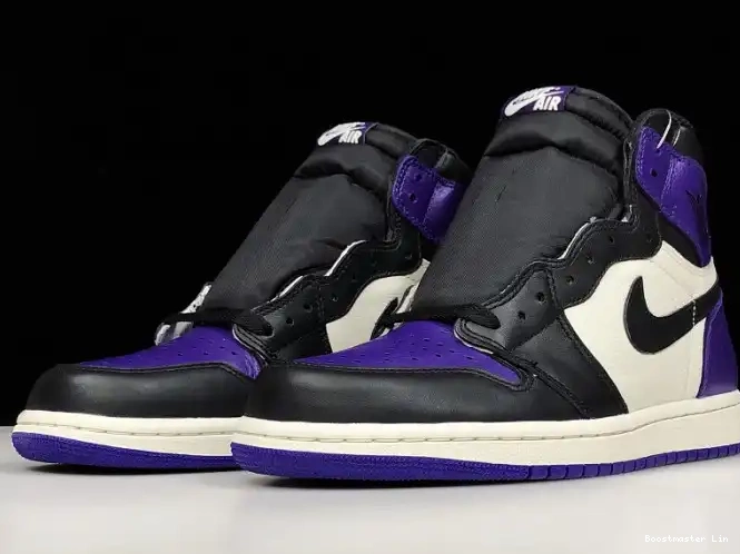 Boostmaster lin 555088-501 Air Court Jordan 1 Purple 0507